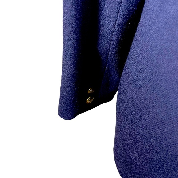 Dumas Petite Vintage Purple 100% Wool One Button Fully Lined Blazer in Size 8 - Picture 8 of 13